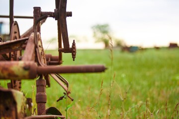 Photo of an old path steam engine train