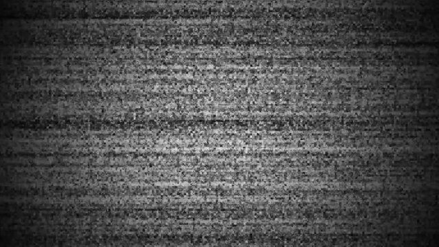 Television Noise grey pattern hd video. Noise video. VHS noise.