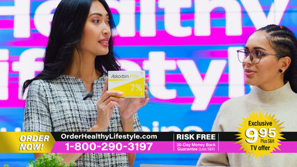 TV Show Product Infomercial: Asian Professional Picks Up Presents Package with Health Care Medical...