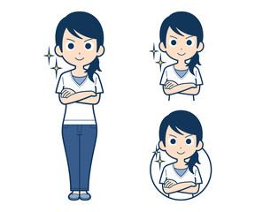 自信満々な主婦