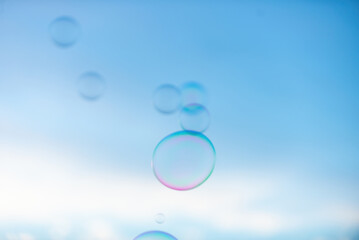 空とシャボン玉