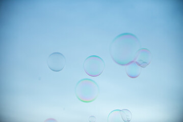 空とシャボン玉