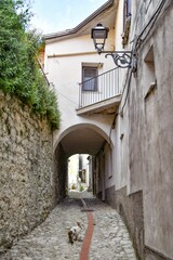 The Italian village of Petina in the province of Salerno.
