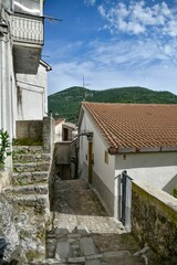 The Italian village of Petina in the province of Salerno.