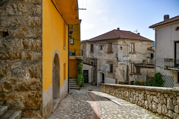 The Italian village of Petina in the province of Salerno.