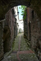 The Italian village of Petina in the province of Salerno.