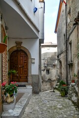 The Italian village of Petina in the province of Salerno.