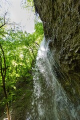 Most beautiful waterfalls in forest