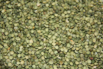 Full frame shot of dried green peas (Pisum sativum). - Powered by Adobe