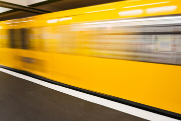 Berlin Subway. motion photography
