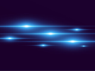 Light blue vector special effect. Glowing beautiful bright lines on a dark background.