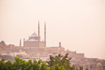 Mosque of Muhammad Ali in the heart of the Citadel in Cairo, Egypt