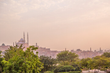 Mosque of Muhammad Ali in the heart of the Citadel in Cairo, Egypt