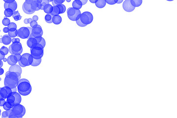 Colourful Circles Bubbles with Pattern Background in different Colours and Shapes