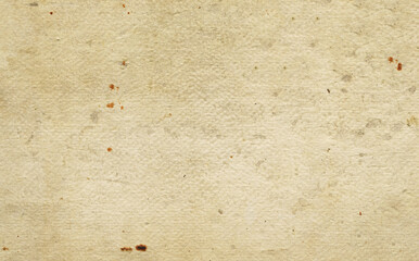 黄ばんだ古い紙。
