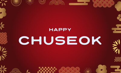 Fototapeta na wymiar Korean holiday Chuseok. Holiday banner greeting. Happy Chuseok.
