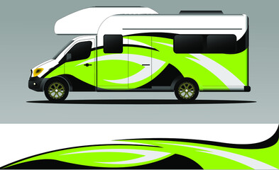 racing background vector for camper car wraps and more