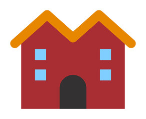 赤い家のアイコン