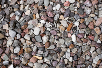 Background of sea colorful stones.