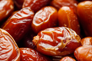 juicy royal dates on a white acrylic background