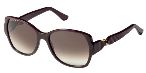 Black stylish fashion sunglasses, isolated on white background