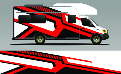 racing background vector for camper car wraps and more