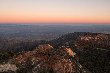 Fototapeta na wymiar Mount Lemmon in Tucson, Arizona.