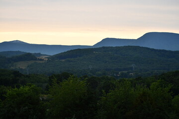 Obraz na płótnie Canvas Sunset in the Mountains of Rockbridge County, VA