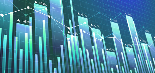 tabellone, grafico, economia, finanza, azioni, mercato