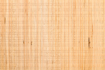 Textura fondo de estera de bambú. Vista superior y de cerca