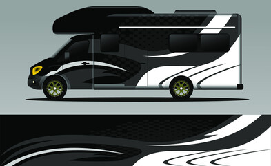 racing background vector for camper car wraps and more