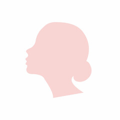silhouette of a person with a head