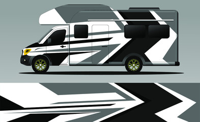 racing background vector for camper car wraps and more