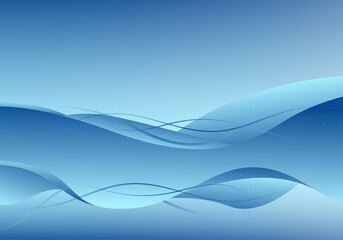 22070401 Fluid Blue Wave Pattern Design Background