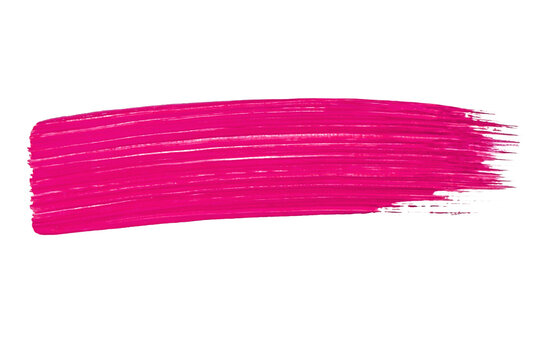 Premium AI Image  Pink paint brush with pink paint that says pink on it.