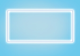 Fototapeta premium Bright rectangle on a blue background