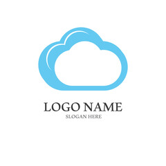 Cloud template vector