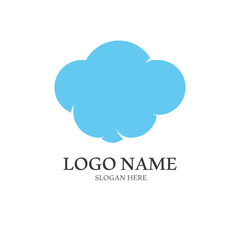 Cloud template vector