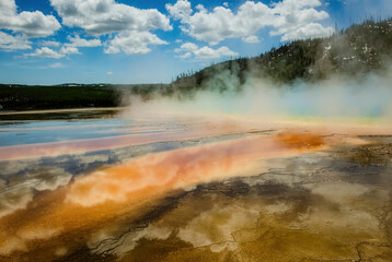 Obraz premium views of Yellowstone national park