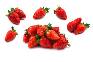 Strawberry. Fresh berries macro.