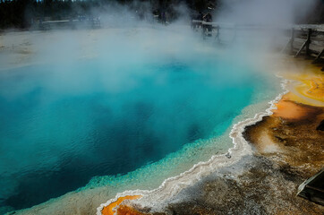 views of Yellowstone national park