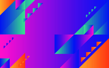 Colourful Abstract Geometric Background