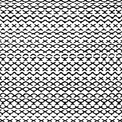 Rough, irregular texture composed of monochrome geometric elements. Overlay distressed grunge background. Abstract vector illustration. Isolated on white background. EPS10