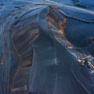 processing of huge slag heaps after copper production in the city of Karabash in Chelyabinsk region