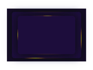 Luxury geometric background design purple gold element decoration. Elegant paper art shape vector layout premium template for use cover magazine, poster, flyer, invitation