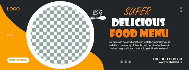 Food Facebook Cover Design 