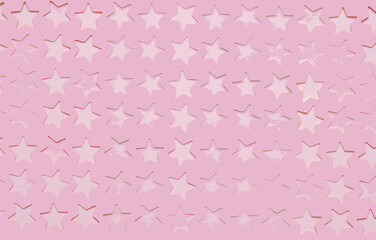 pink wallpaper with stars,place for text,greeting card, gift wrap