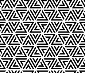 Vector seamless pattern with geometric triangle
