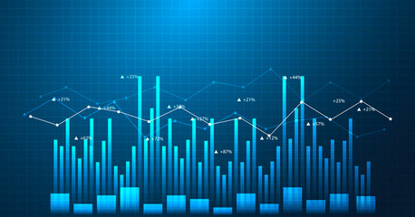 indagini di mercato, grafico, economia, finanza, azioni