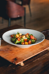 meat with vegetables